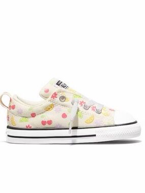 Converse Girls Street Ox Low Top Sneakers - Fruit Floral Print